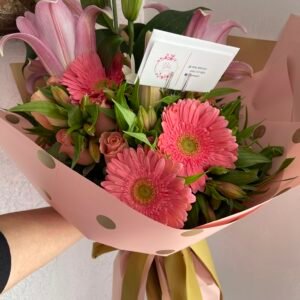 Ramo de gerberas con Lilys en Cd Juárez