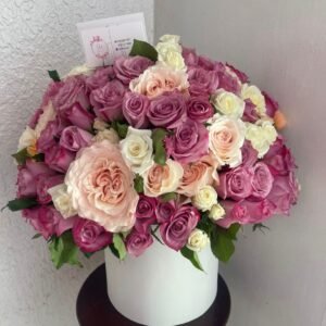 Cilindro de 50 rosas