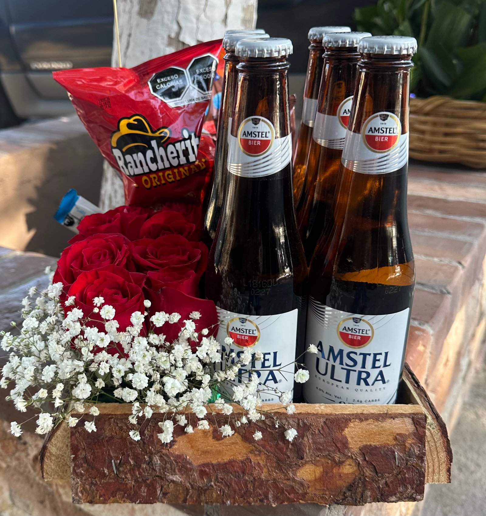 Arreglo con cerveza
